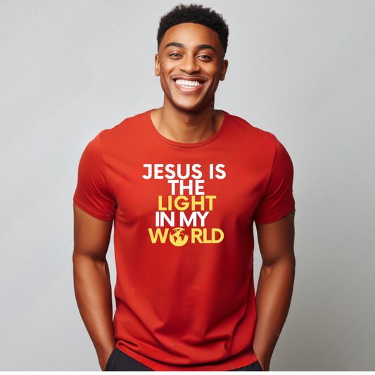 Jesus Is the Light In My World Premium Tee