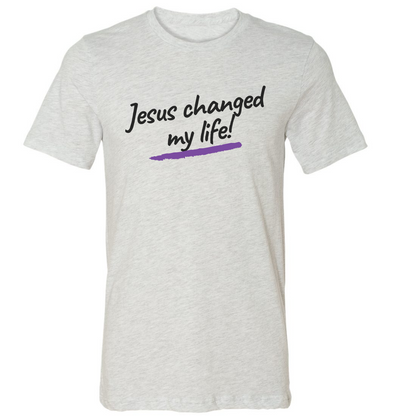 Jesus Changed My Life Premium Tee