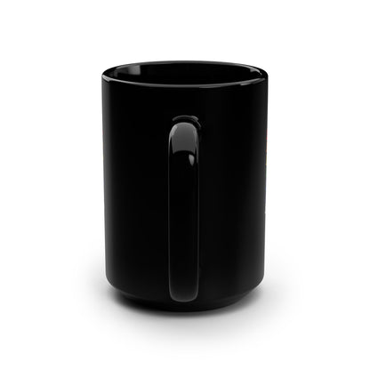 Jesus Is Our Help Black Mug, 15oz