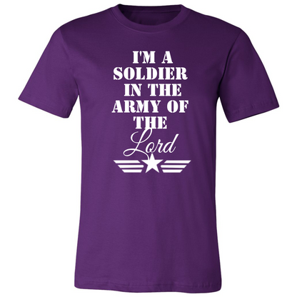 I'm A Soldier In the Army of the Lord Premium Tee