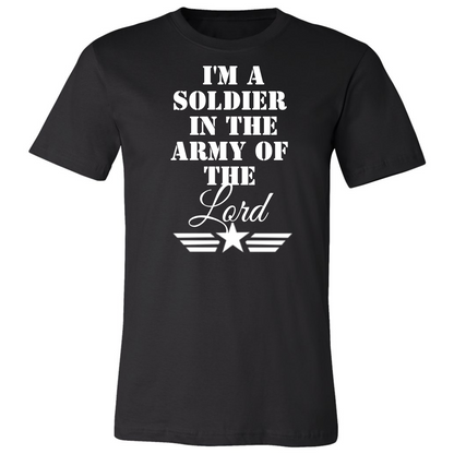 I'm A Soldier In the Army of the Lord Premium Tee