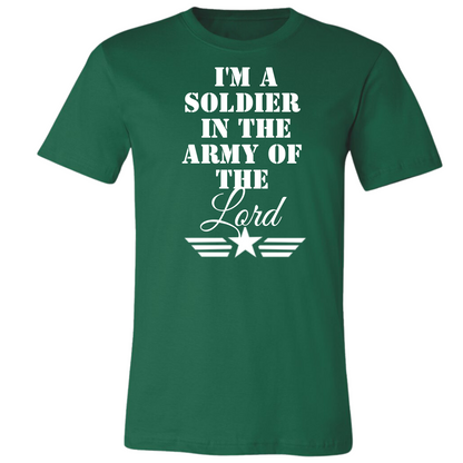 I'm A Soldier In the Army of the Lord Premium Tee