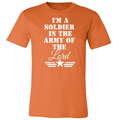 I'm A Soldier In the Army of the Lord Premium Tee