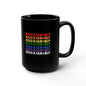 Jesus Is Our Help Black Mug, 15oz