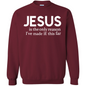 Jesus Is The Reason Premium Sweatshirt