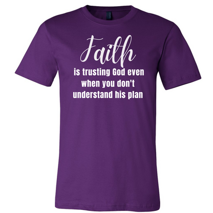 Faith is Trusting God Premium Tee