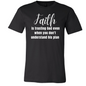 Faith is Trusting God Premium Tee