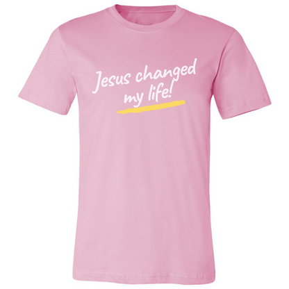 Jesus Changed My Life Premium Tee