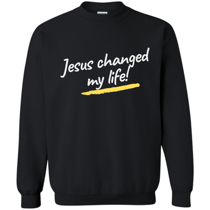 Jesus Changed My Life Premium Sweatshirt